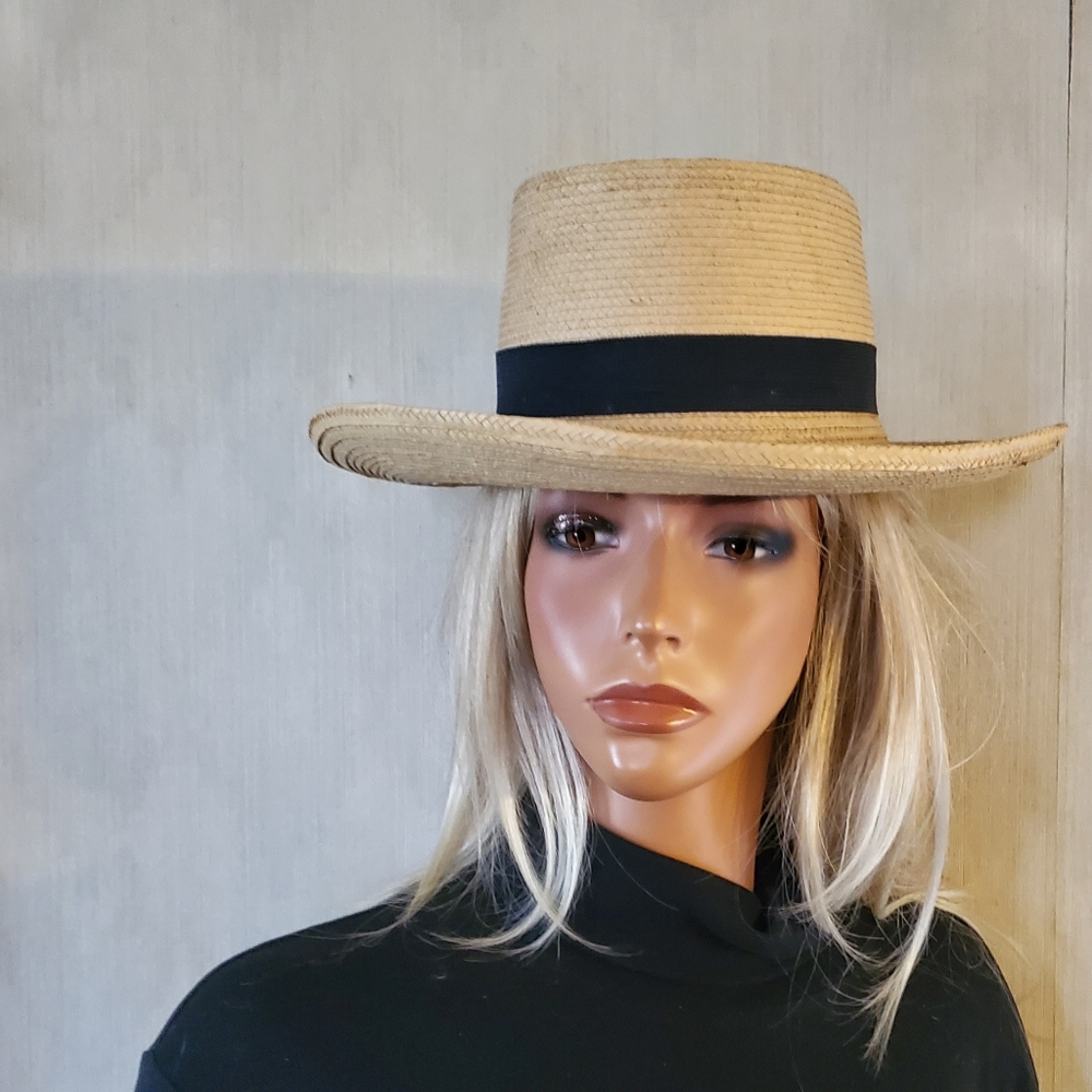 La Giralda Palm Leaf Panama Hat Made by Maya Quiche Indians for Men or Women